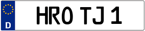 Truck License Plate